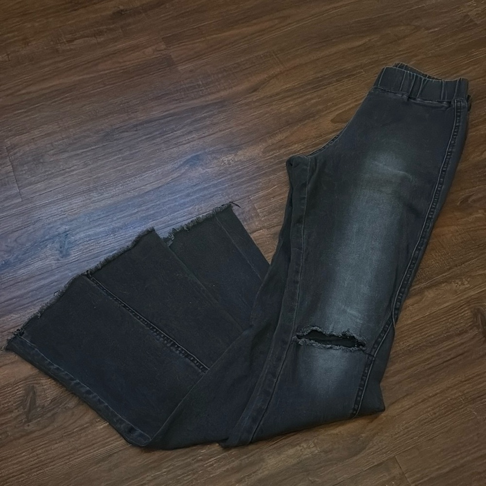 Black bell bottoms